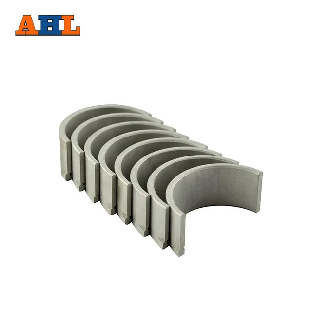 AHL 8pcs/set STD +25 +50 +100 Motorcycle Connecting Rod Bearing For