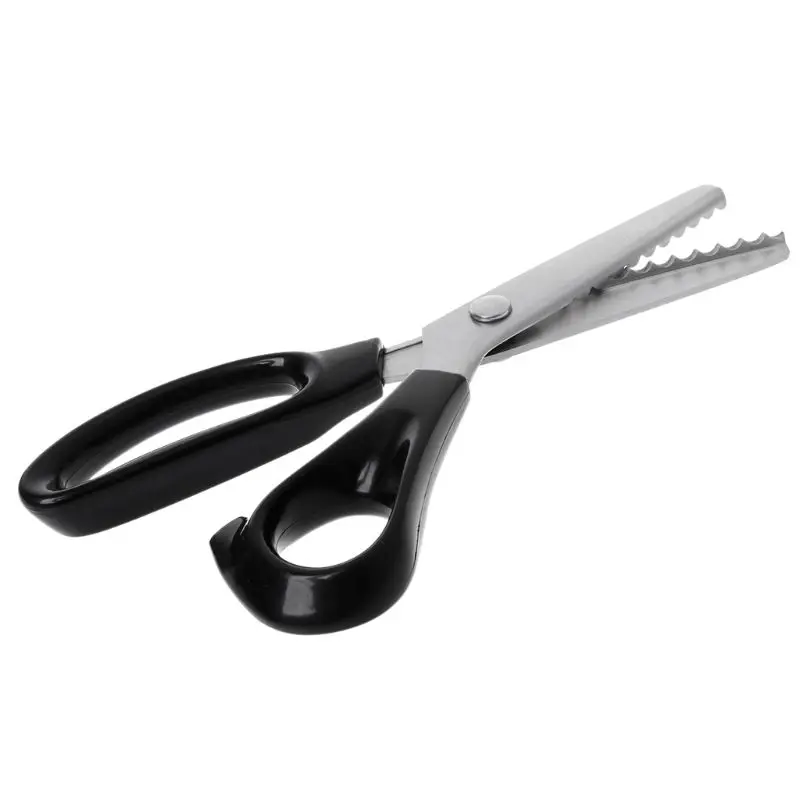 OOTDTY Zig Zag Sewing Cut Dressmaking Tailor Shear Scissor Leather
