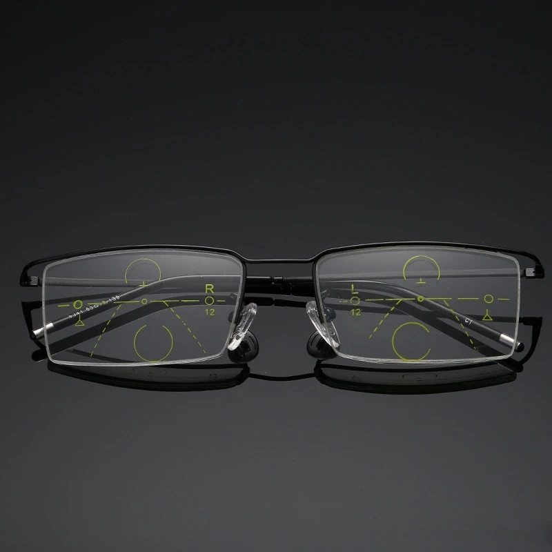 Мультифокальные Прогрессивные очки для чтения, мужские очки для дальнозоркости+ 1,0+ 1,5+ 2,0+ 2,5+ 3,0+ QF224