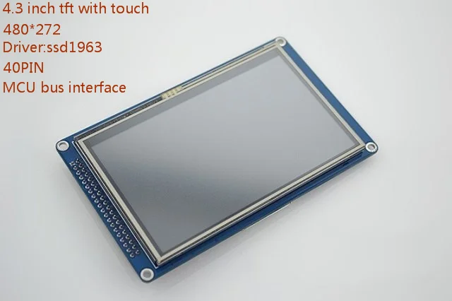 Экран для ЖК-экрана 4 3 дюйма TFT 3*480 Ard 51/AVR/STM32 с адаптером PCB и интерфейсом шины MCU