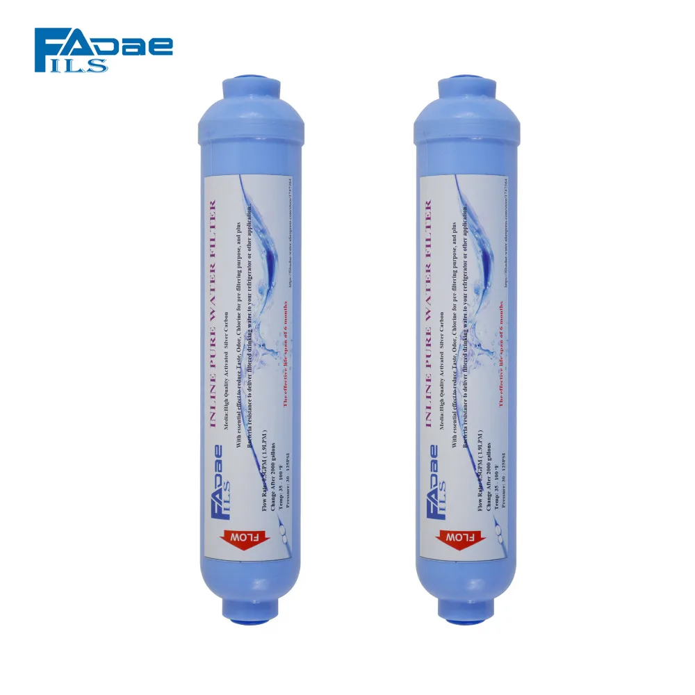 Replacement Filters 10" T33 Inline Nano Silver Carbon Water Filter