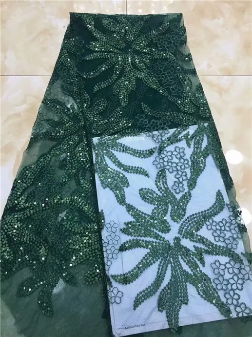 Nigerian Lace Fabrics For Wedding wine Latest Sequins Promotion African with gold Women Dress Material | Дом и сад