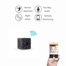 WIFI mini Camera 720P Night Vision for Home Wireless Security Surveillance ip Camera with Two Way Voice Intercom Cloud Storage