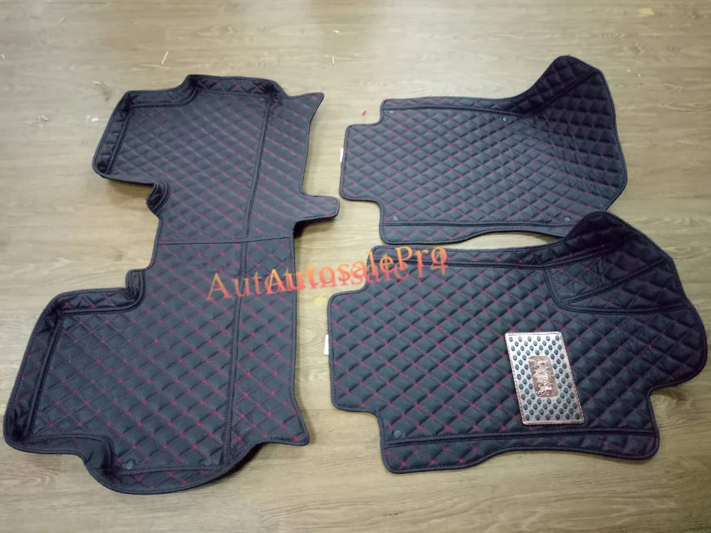 

Right Hand Drive New PU Leather Car Foot Mat Floor Mat Front Rear Carpets Grid Pad For Honda CR-V CRV 2012-2015 2016