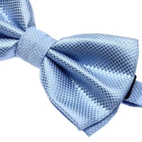 

MYTL Men's Plain Polyester Pre Tied Wedding Bow Tie -purple/(pink)/light blue/deep blue/silver/orange