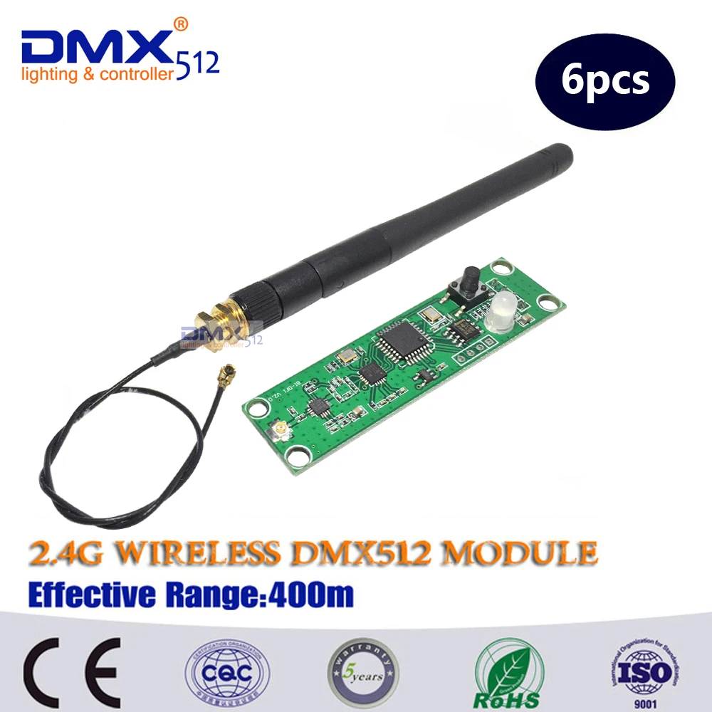 7 шт. Беспроводной DMX512 трансляции DFI DMX512 Беспроводной приемник и передатчик беспроводной, DMX 512 комплект для сценового освещения