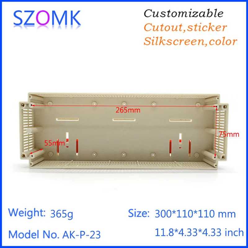 plc plastic din rail enclosure junction housing plastic box enclosure electronic project case instrument enclosure box  (7).jpg