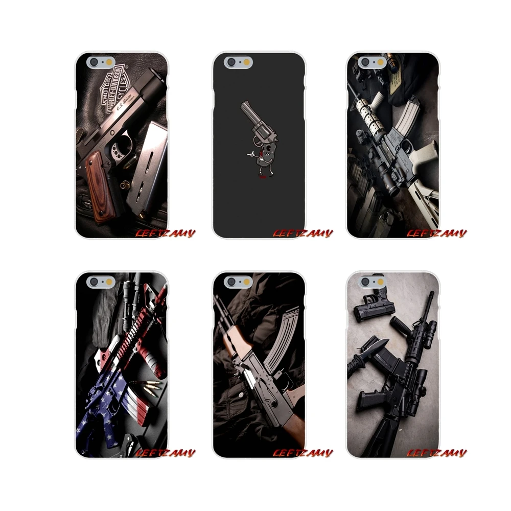 Аксессуары чехлы для телефонов серии AK47 Gun Samsung Galaxy S3 S4 S5 MINI S6 S7 edge S8 S9 Plus Note 2 3 4 5