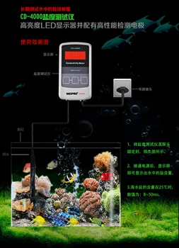 

PH test meter PH-2000/2010 ORP-3000 for monitoring and monitoring of seawater salinity