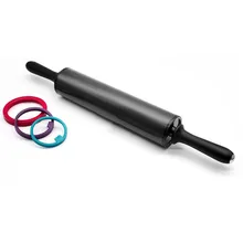 Регулируемый Толщина ролик тесто инструменты Нержавеющая сталь Скалка Торт помадка украшение Кондитерские инструменты Кухня аксессуары