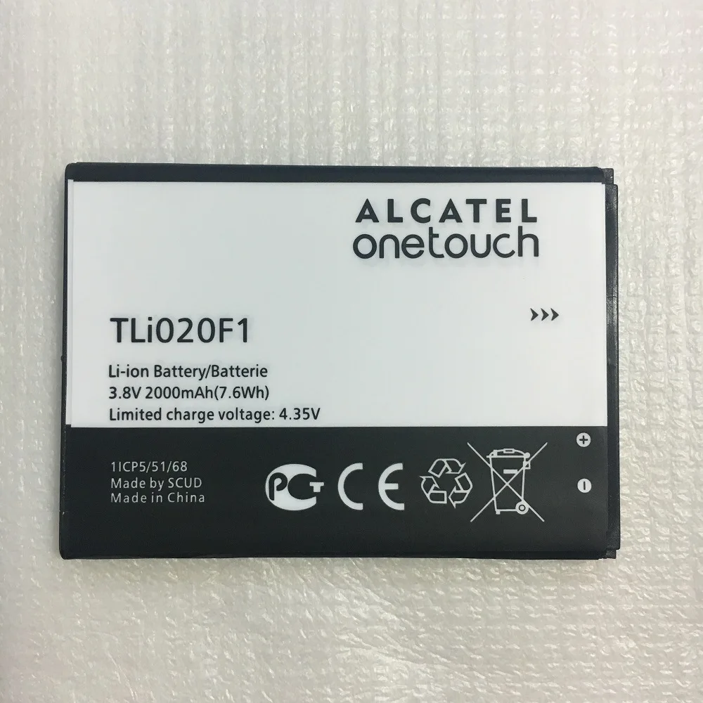 

2000mAh Battery For Alcatel One Touch Pop 2 5042d C7 7040d OT-6036Y/OT-7041D TLi020F1/TLi020F2 Batteries