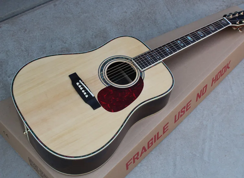 Buy 41" Burly Wood Acoustic Guitar with Colorful
