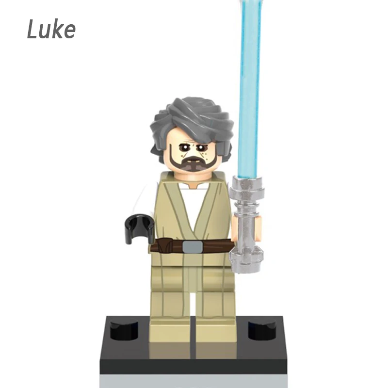 Star Wars Single Sale The elderly Luke Skywalker Stormtrooper Bricks Action Building Blocks Children Gift Toys