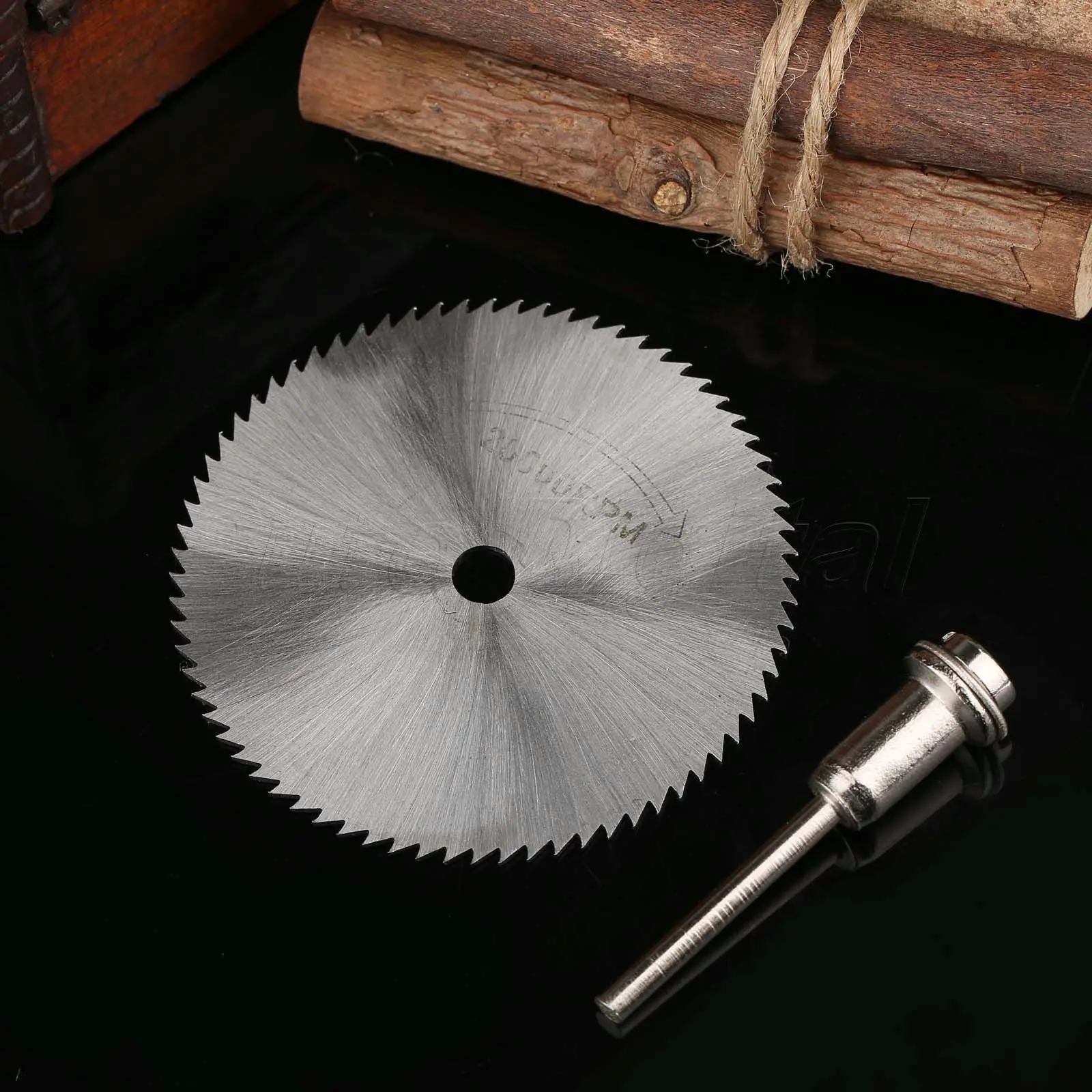 60mm Diamond Cutting Disc Mandrel Mini Circular Saw Blade Electric Saw for Drill Steel Rotary Cutting Tool Dremel Accessories
