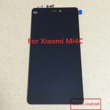 Top qualität voll lcd display + touchscreen digitizer assembly für xiaomi mi4c m4c 4c telefon ersatzteile freies verschiffen