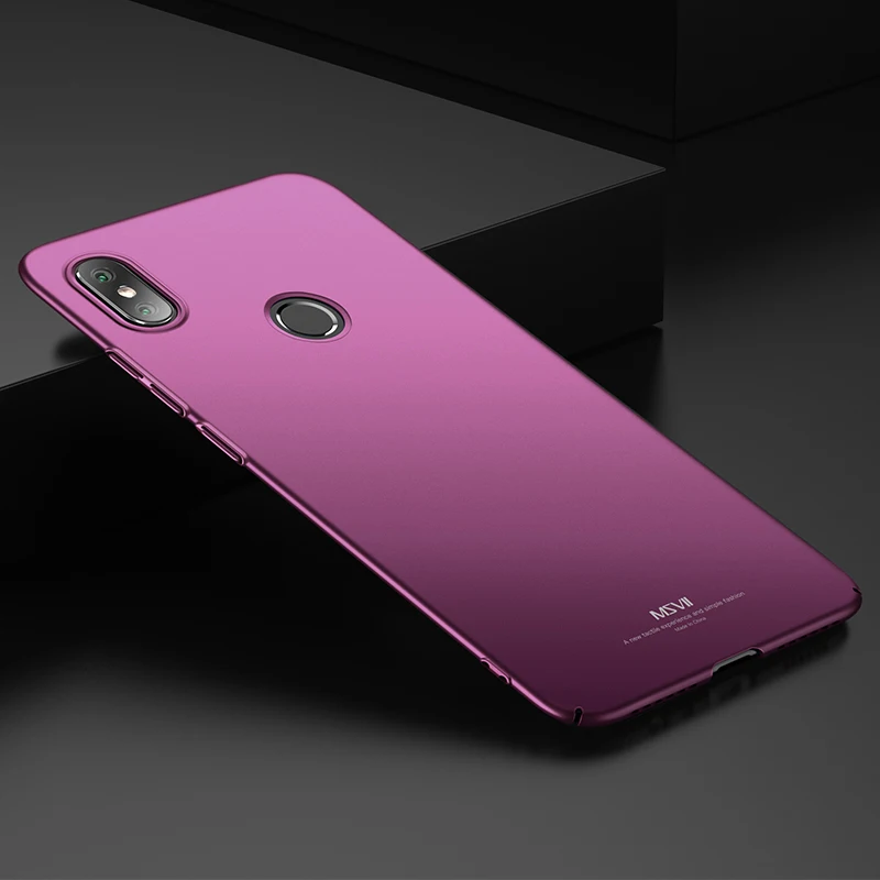 Чехол для Xiaomi Mi A2 MSVII Роскошный Тонкий Жесткий ПК задняя крышка MiA2 6X Mi6X чехол Fundas |