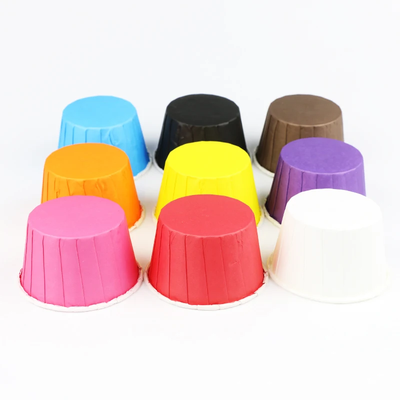 20pcs per solid color muffin case cupcake liners big size 50*40MM