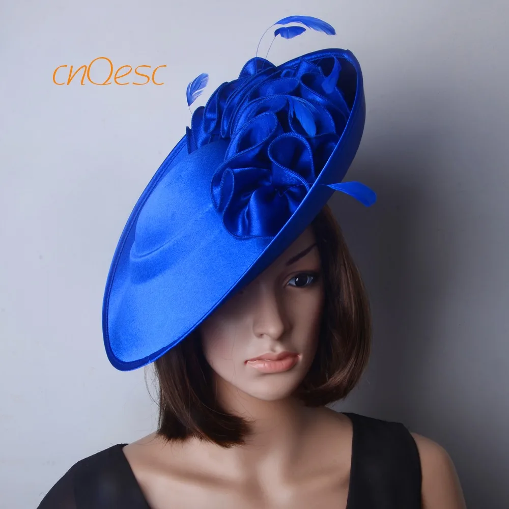 blue formal hats