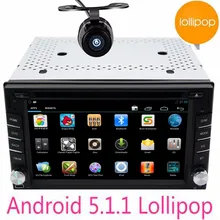 Cámara libre incluido 5.1.1 2Din Android Car dvd CD Stereo headunit de vídeo de Navegación GPS Doble 2 Din HD dvd Del Coche de wifi autoRadio