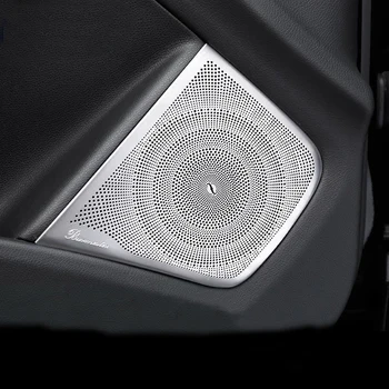 

Matte Car Interior Door Stereo Audio Speaker Car Door Loudspeaker Trim Cover For Mercedes Benz A Class CLA GLA W176 C117 X156