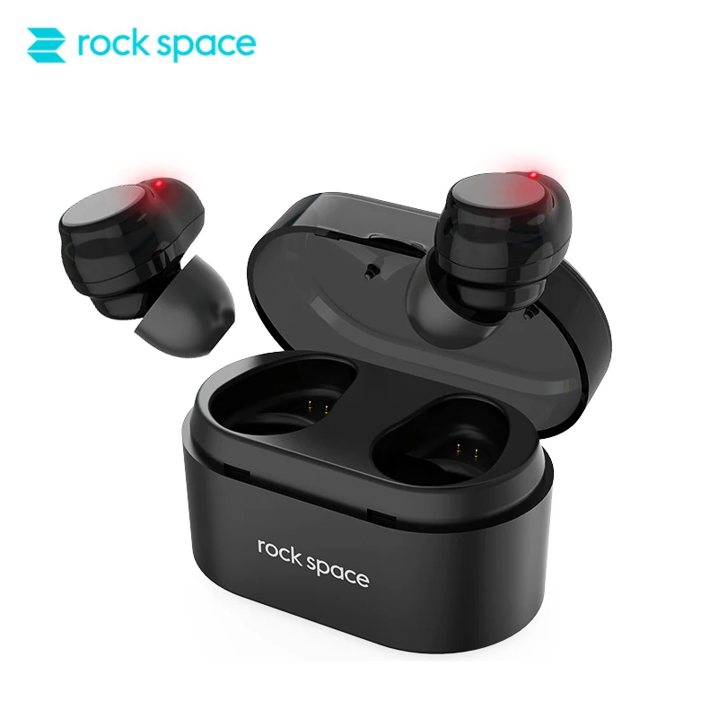 ROCKSPACE EB30 Bluetooth 4.2 Touch Control Hifi Earphone Wireless Earbuds Stereo Microphone for Phone With Charger Box Headset