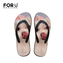 Doginthehole/Вьетнамки; спортивные сандалии; обувь; коллекция года; Shih Tzu; пляжная женская обувь с принтом собаки; Спортивные Тапочки; женская обувь на плоской подошве