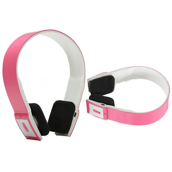 

CES-2.4GHz Wireless Bluetooth 3.0 Headset Earphones Headphones Pink