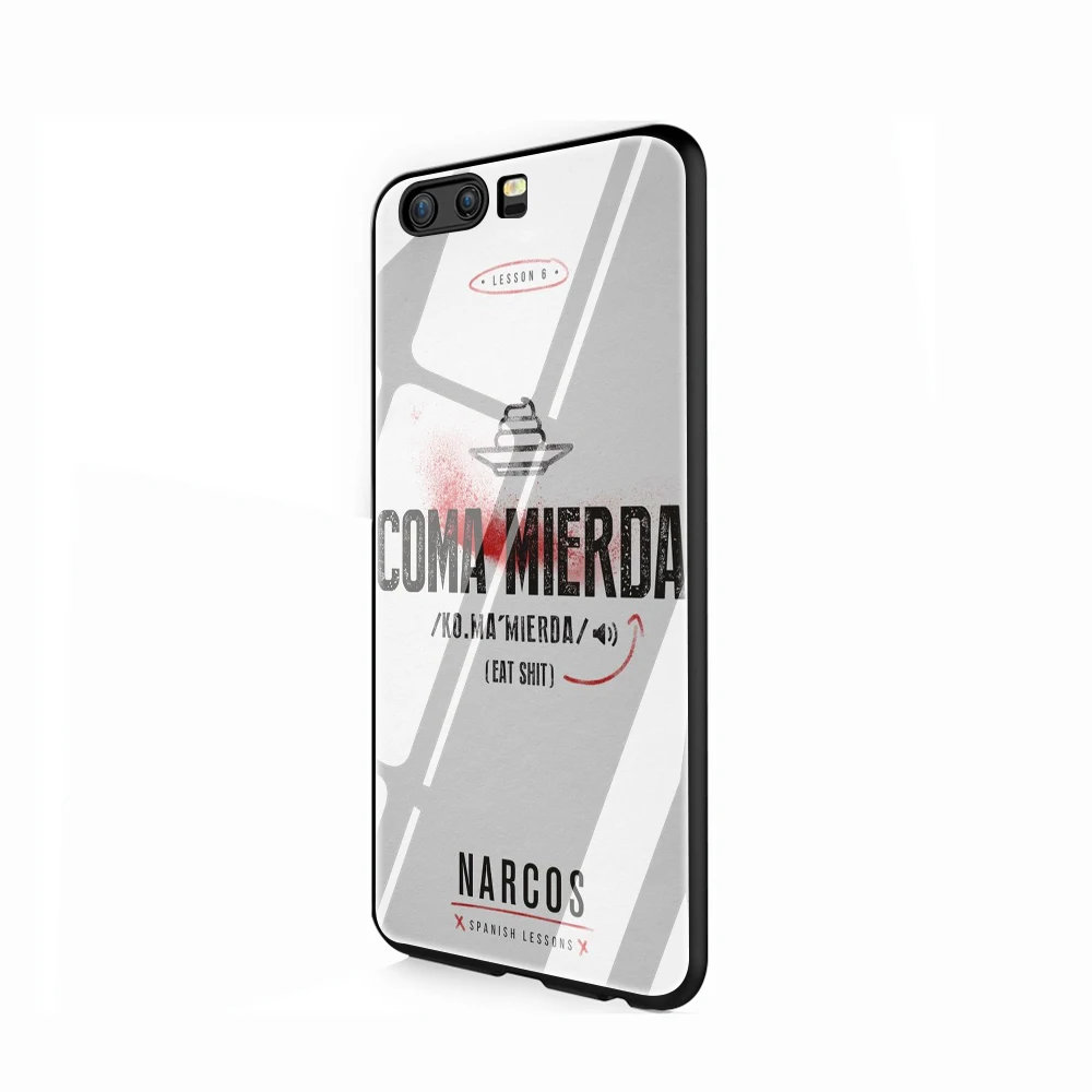 Wagner Moura Narcos Pablo Escobar закаленное стекло чехол для телефона huawei Y9 Honor 8X 7A pro P10 20 Lite Pro mate 20 Lite Pro - Цвет: G4