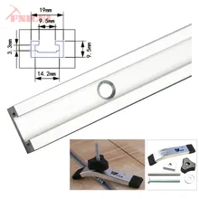 1 шт. алюминиевый сплав Т-треки слот торцовочный трек джиг приспособление Т-образный слот, деревообрабатывающий прессовый зажим, Т-винт Т-слайдер, блок давления