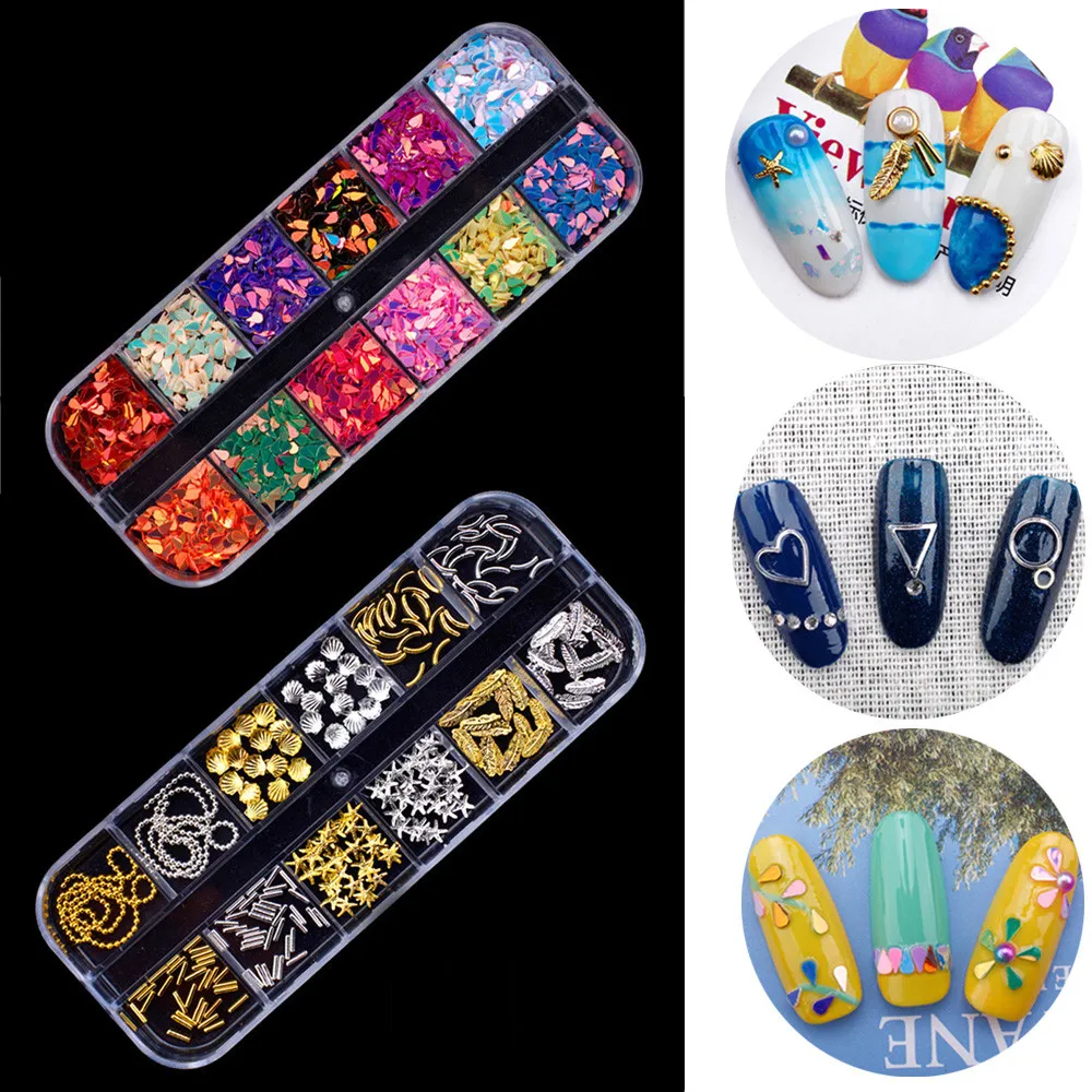 

Colorful Nail Art Tips Stickers 3D Laser Makeup Manicure DIY Decals Decoration high quality nail sticker nail polish stickers