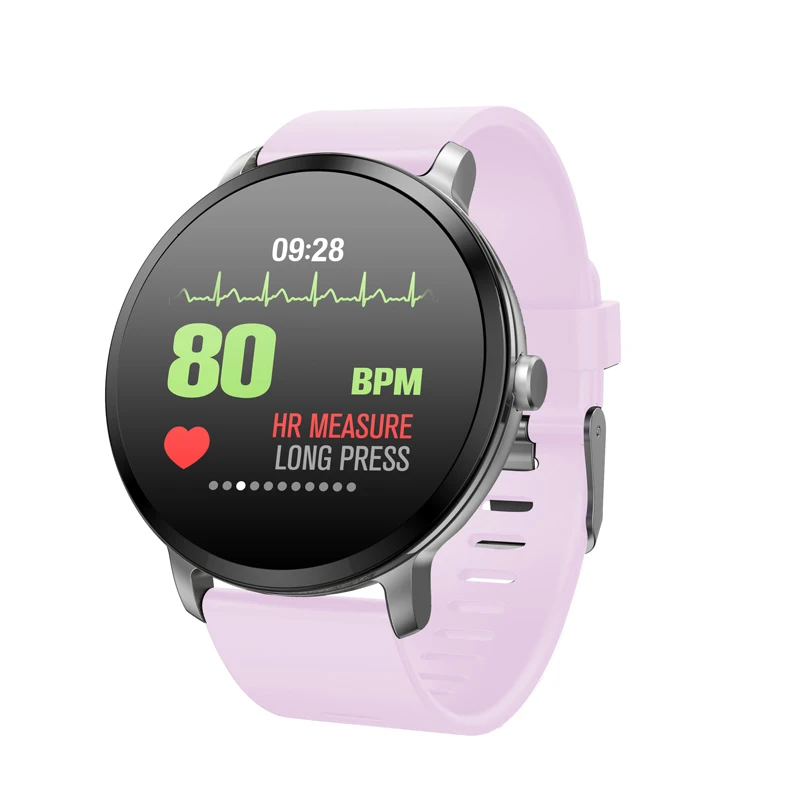 Женские часы, кровяный кислородный монитор, умные часы, роскошные часы-браслет с телефоном, женские спортивные наручные часы - Цвет: Purple