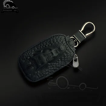 Del Cuoio genuino Degli Uomini Anello Chiave Dell'automobile delle donne Cassa Del Raccoglitore Zip Coin Borsa di Coccodrillo del Coccodrillo del Supporto di Supporto di Carta Dell'annata di Modo - Del Cuoio genuino Degli Uomini Anello Chiave Dell automobile delle donne Cassa Del Raccoglitore Zip