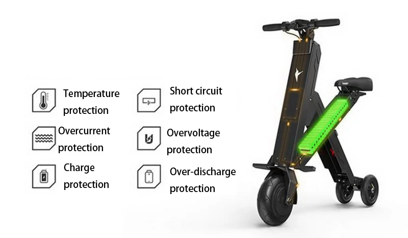 Discount 310434/36v 8 inch Intelligent folding electric car / electric balance scooter / lithium battery scooter/Rubber tires/ 10