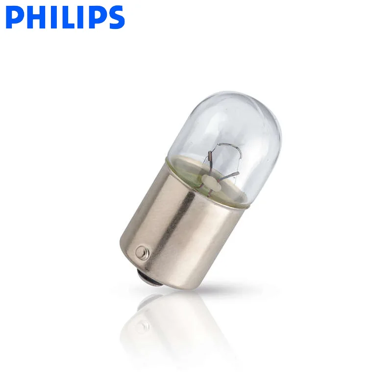 10 шт. Philips R10W 12 В 10 Вт BA15s Стандартный автомобильный сигнал поворота свет внутренний свет лампа заднего хода 12814CP