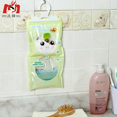 Осушитель Мешок бытовой чистящие средства химикаты быть Висячие шкаф ванная комната влагопоглощающий осушитель - Цвет: Green