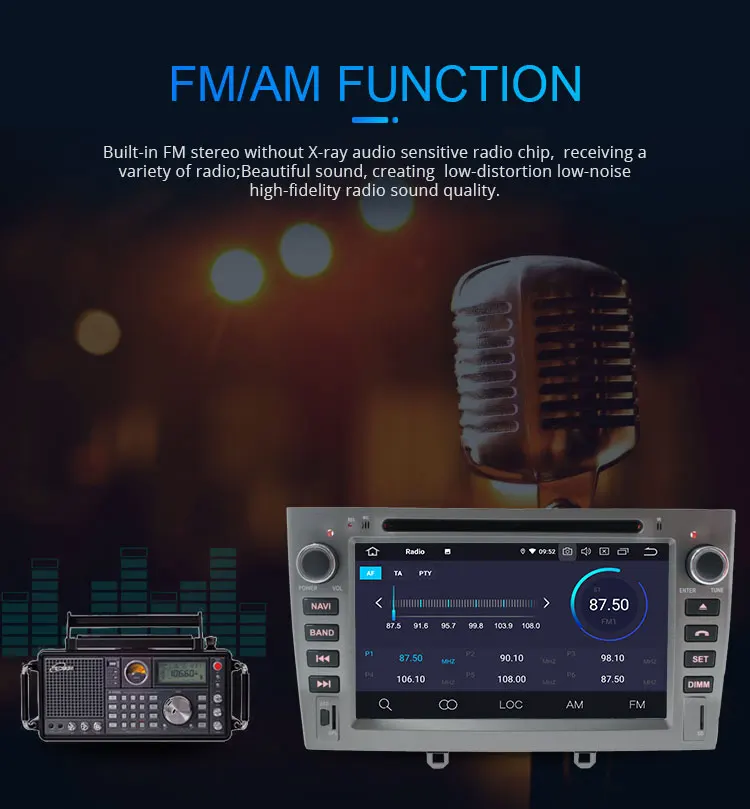 Excellent LJHANG Android 9.0 Car DVD Multimedia Player For PEUGEOT 308 408 308SW GPS Navi WIFI 2 Din Car Radio Stereo Headunit Auto RDS SD 8