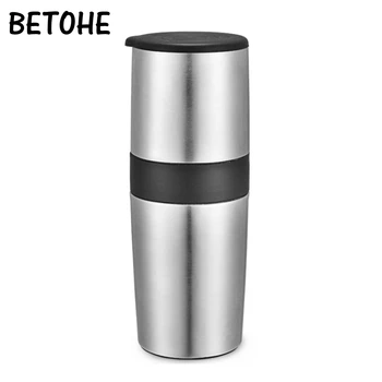 

BETOHE Creative Portable Multifunctional Stainless Stee Vacuum Cup Manual Operation Coffee Grinder