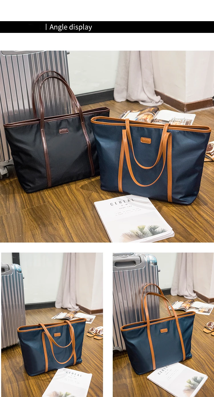 SUOAI женская сумка-тоут из Оксфорда, модная брендовая Женская водонепроницаемая пляжная большая сумка-тоут, женские повседневные сумки, женская сумка