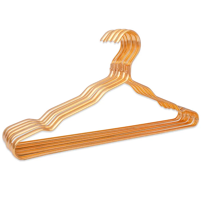 10 PCS Multifunction Aluminum Alloy Hanger Metal hanger with Non Slip