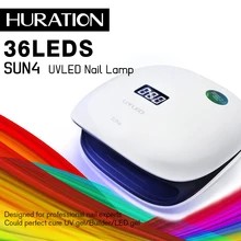 Huration UV светильник ногтя бренд Защита от солнца светодиодный светильник 48 Вт Регулируемая сушилка белый светильник Светодиодный УФ-лампа сушильная машина Гель-лак для ногтей машина для отверждения