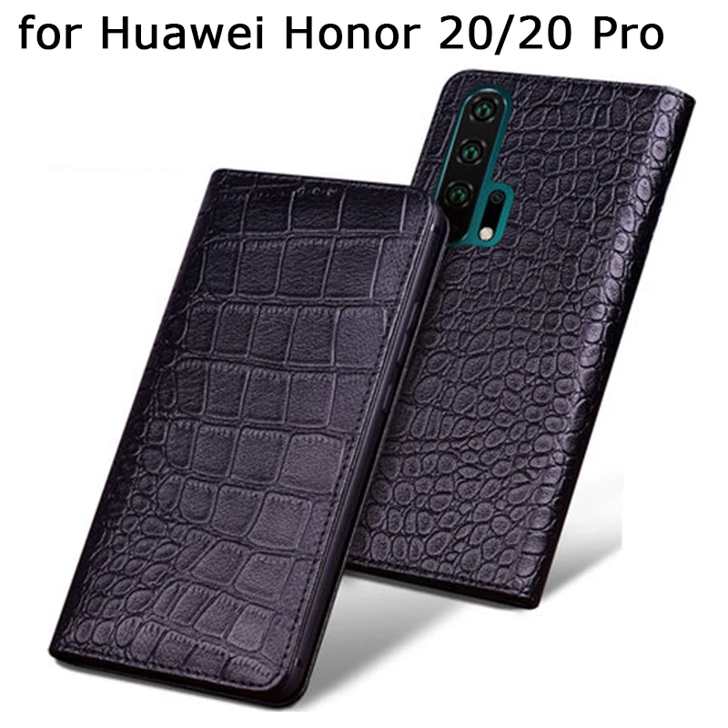 

Handmade Custom Luxury Case for Huawei Honor20 Genuine Leather Phone Shell Skin for Huawei Honor 20Pro Flip Fashion Cover Bag