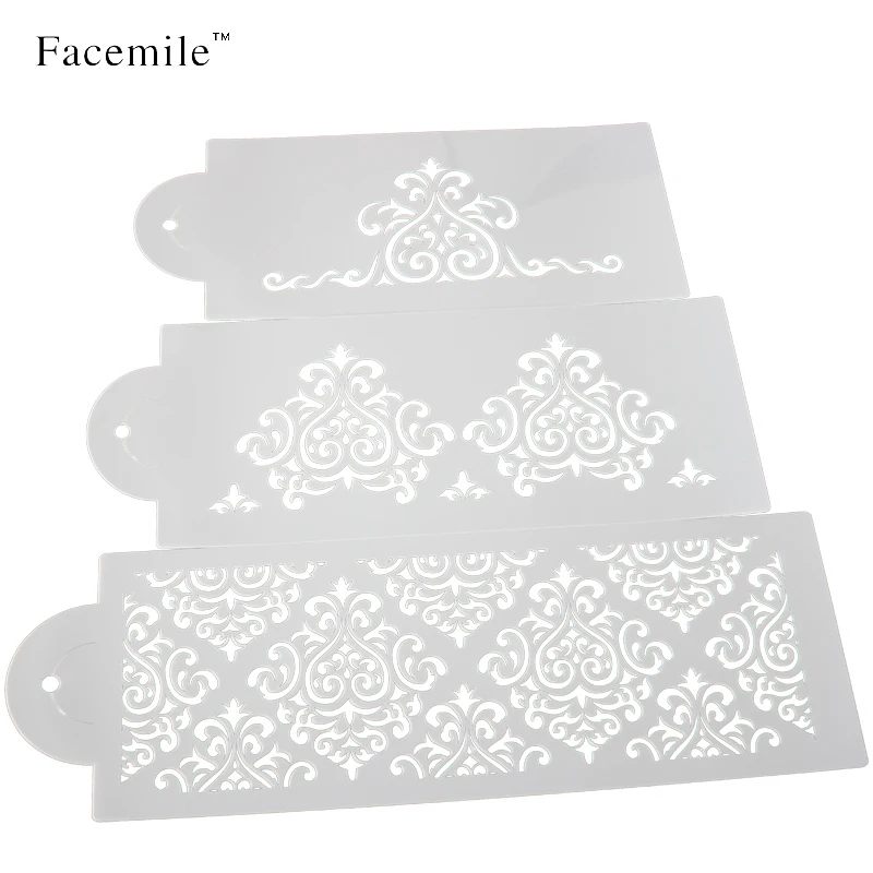 

3pcs Gift Biscuit Stencil Bakery Tool Fondant Mold Crown King Princess Queen Bakeware Baking Fondant Gift Stencil Mold