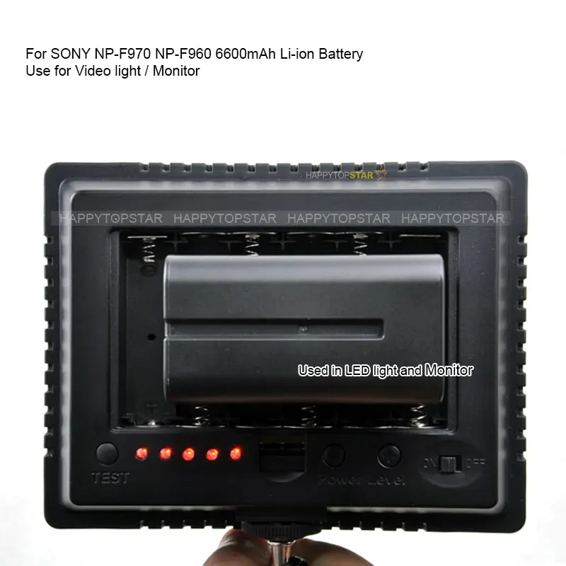 Аккумулятор Godox для Sony F970 светодиодный аккумулятор 6600 мА · ч 7 4 В 48 8 Вт/ч P120C 260C 308C II