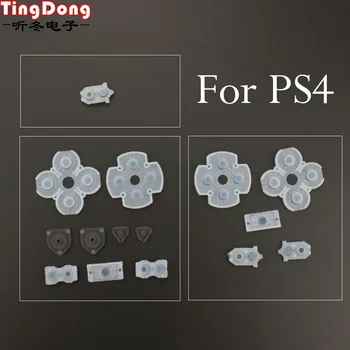 

Soft Rubber Replacement For PlayStation DualShock 4 1000 1200 Silicone Conductive Adhesive Button for Sony PS4 Controller