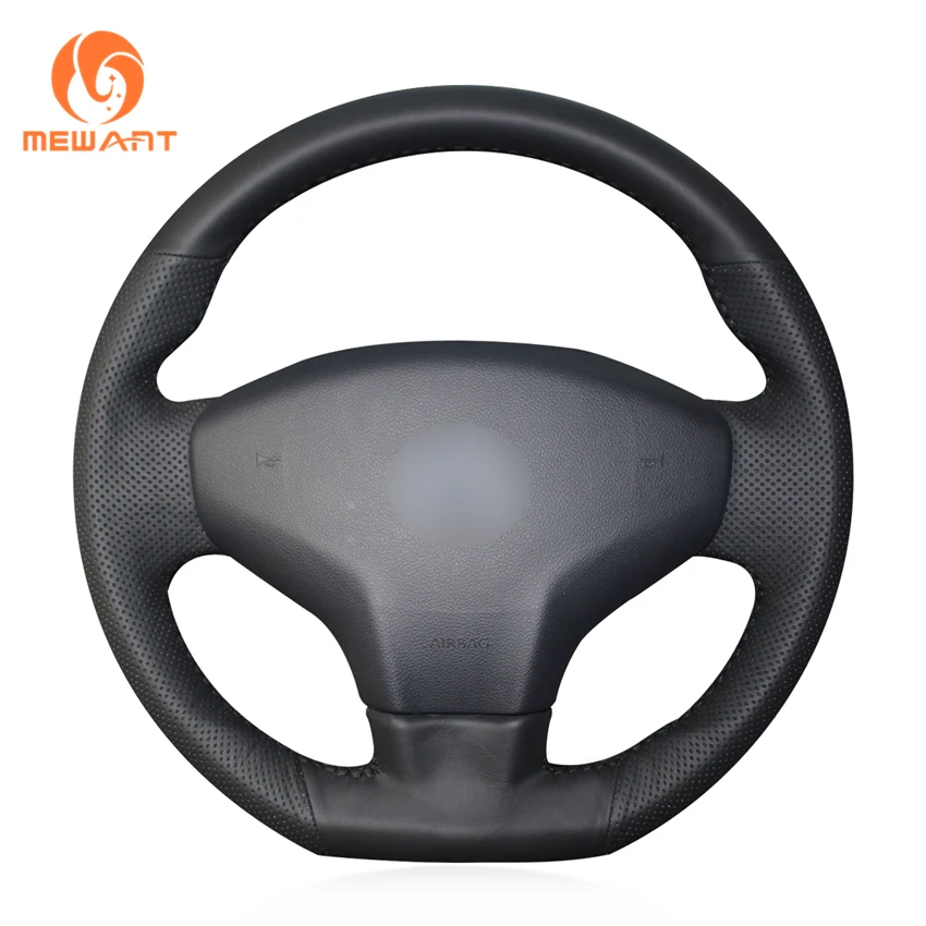 MEWANT черная натуральная кожа ручная работа для Citroen Elysee C-Elysee 2014 новый Peugeot 301 2013-2016 |