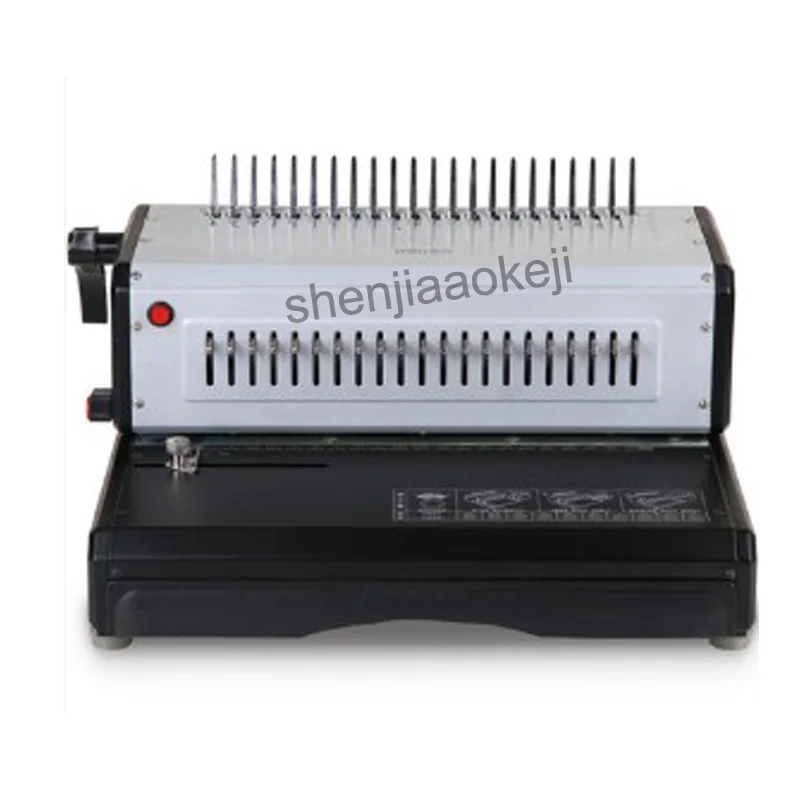 Durable metal surface binding machine 3883 electric clip binding machine comb type binding machine adjustable margins