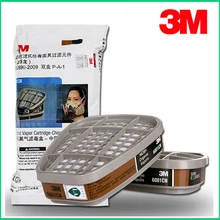 2 PIÈCES/4 PIÈCES/5 pièces/9 pièces 3M 6001cn Vapeur Organique Respirateur Filtre Cartouche Pour 3M 7502 6200 Masque à gaz
