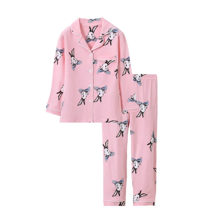 Kids pajamas sleepwear kids clothing sets children pink blue pijamas 011