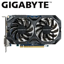 Gigabyte NVIDIA GeForce GTX 750 Ti Видеокарта gtx 750 ti GV-N75TOC2-2GI с графический процессор 2 Гб GDDR5 128-бит для pc Gamer видеоигры карты