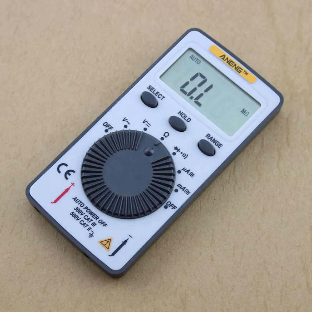 Новинка 2019 1 шт. карманный цифровой мультиметр AN101 AC/DC Автоматический Портативный